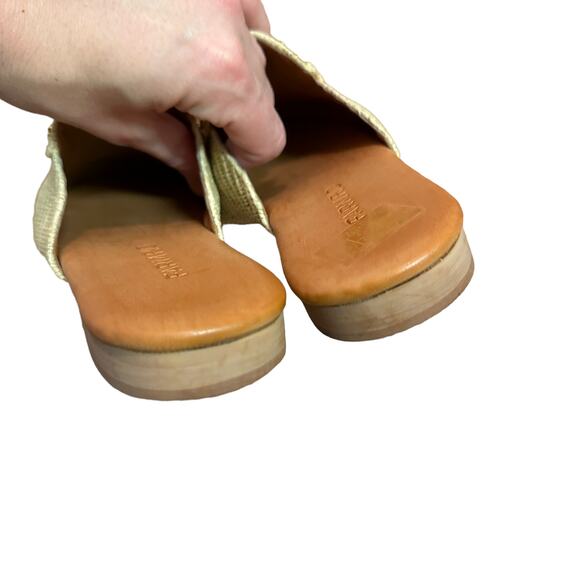 NEW Farm Rio Macaw Beaded Raffia Mule - Picture 6 of 8